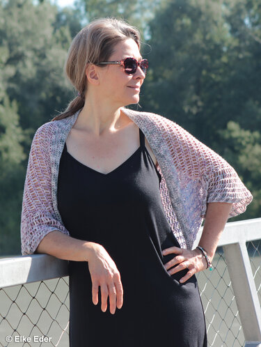 Seelenwärmer, Cardigan, Bolerojäckchen "Rosalia" - Häkelanleitung - Bild 2