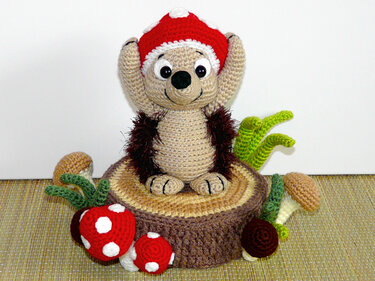 Häkelanleitung Günther der Wald - Igel