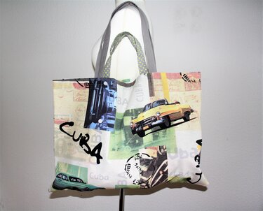 Nähanleitung XXL-Einkaufsbeutel mit großen und kleinen Trägern