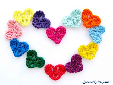 Pattern Heart Motif 5 - Crochet