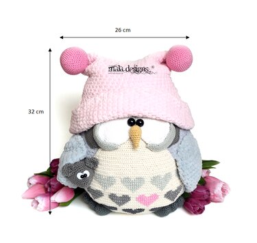 Eule, Häkelanleitung