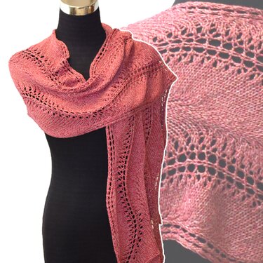 Stola / Schal Wellenreiter - Stricken