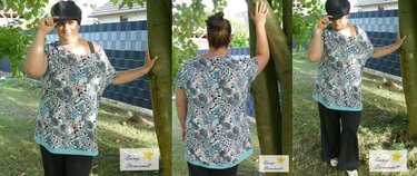 Ebook Schnittmuster Damen Shirt  Curvy Summer - Nähen