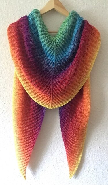 Strickanleitung Tuch Unicorn