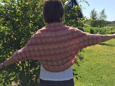 Strickanleitung für Ärmelschal "Sweet Candys" - Bild 4