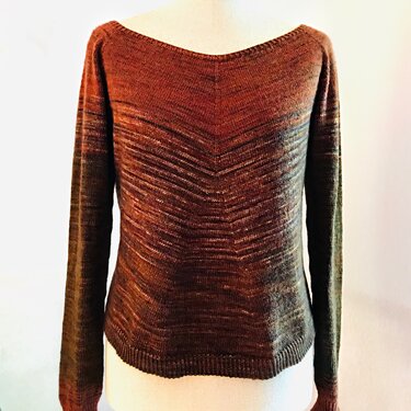 Anleitung Bohei, einfach konstruierter Pulli aus mehreren Farben - Stricken