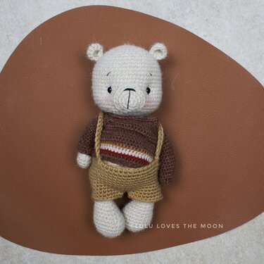 Häkelanleitung Floki, der Bär