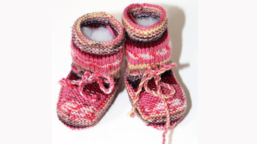 Anleitung Babyschuhe Nele & Niels, 3 Größen, 0-18 Monate, Anfängerfreudlich - Stricken