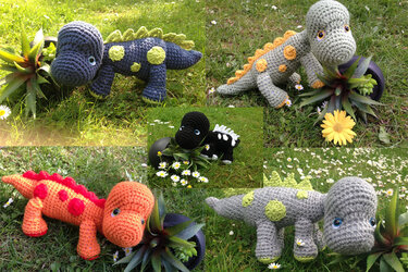 Dino „Saurio" Häkelanleitung Amigurumi - Bild 2
