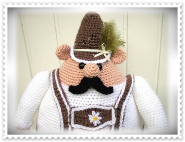 Häkelanleitung Toni Türstopper / Deko