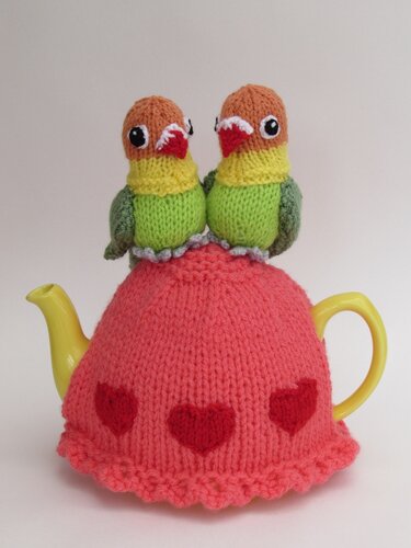 Lovebirds Tea Cosy - Knitting