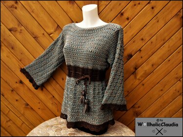 Häkelanleitung Tunika / Pullover "Jennifer"