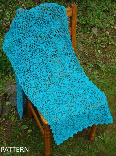 Marvelous Motifs Wrap - PW-109 - Crochet