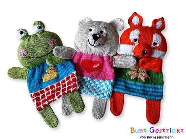 Savings package Baby Comforter "Best Buddies" - Knitting pattern