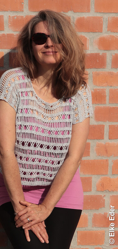 Shirt, Top, Mesh Shirt „Melody“ - Image 2
