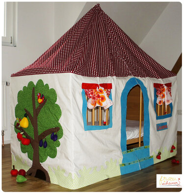 Spielhaus und Betthimmel - Nähanleitung
