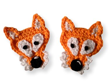 Fox Applique - Crochet