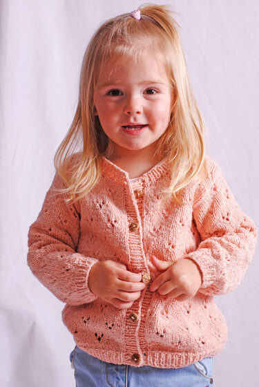 Strickanleitung Kinderjacke Merle Gr. 98/104, 110/116, 122/128