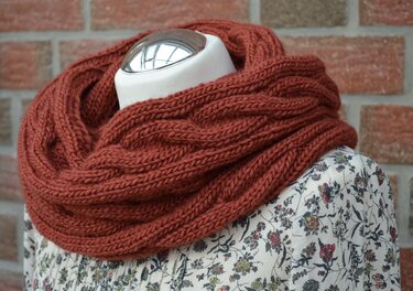 Strickanleitung für Loop "Herbstleuchten"