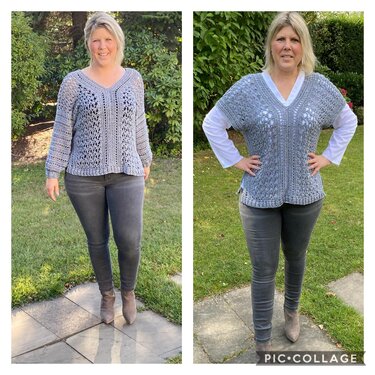 Häkelanleitung Pullover/Shirt "Fabelhaft" alle Damen Größen