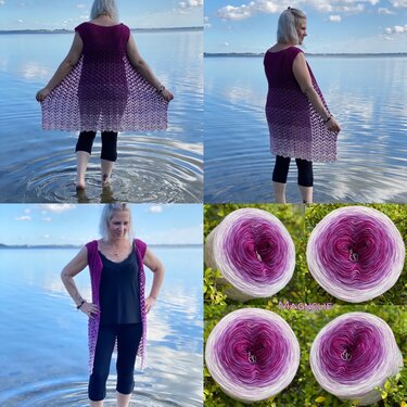 Häkelanleitung Weste "Magnolie"