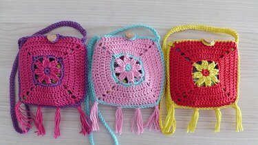 Häkelanleitung Mädchen Tasche