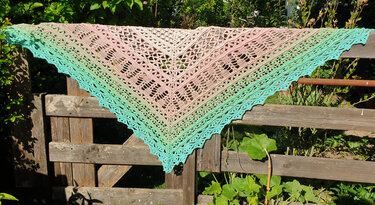 Häkeltuch "Frühlingsrauschen" von Liane-Stähler-Designs - Häkeln