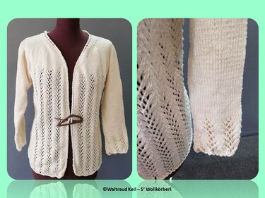 Strickanleitung Jacke/Cardigan  SILK BLEND