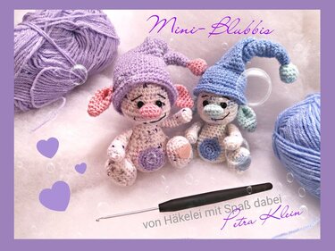 Häkelanleitung / Amigurumi / Mini-Blubbis - Häkeln
