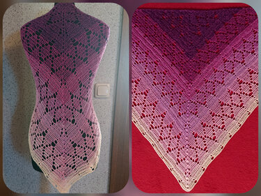 Tuch Zoe häkeln Häkeltuch Dreieckstuch