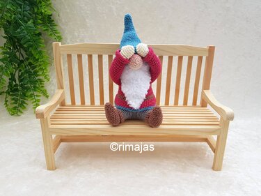 Häkelanleitung Wichtel - Die Ahnungslosen! - nichts sehen, hören, sagen