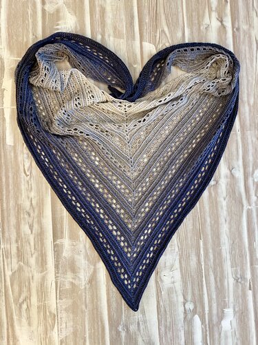 Häkelanleitung für schönes "Infinitum" Dreieckstuch