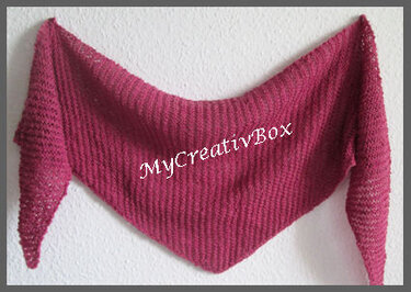 Tuch "Lichtblick" gestrickt - Stricken