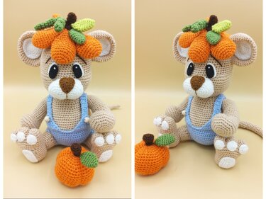 Häkelanleitung / Amigurumi / Mausebär