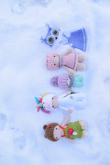 Häkelanleitung TAMITUZI Einhorn Flöckchen NUR KOSTÜM