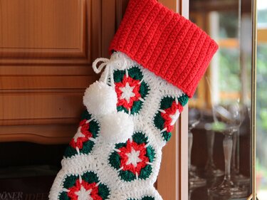 Häkelanleitung Nikolausstiefel