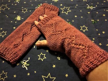 Chinese Double gestrickte Armstulpen - Stricken