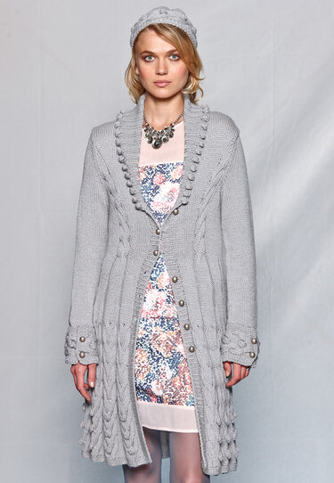 Set Anuschka: Strickmantel und Mütze - Stricken