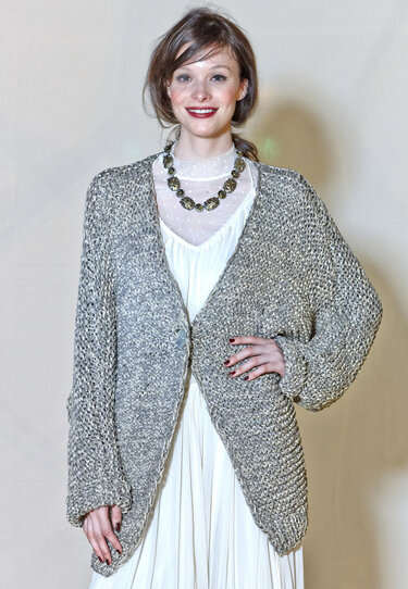 Strickanleitung Metallic-Jacke Klaudyna - Bild 3