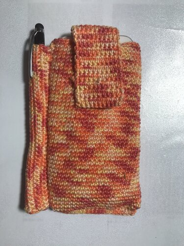 praktische Hülle für Dein Handy / Smartphone - Häkeln
