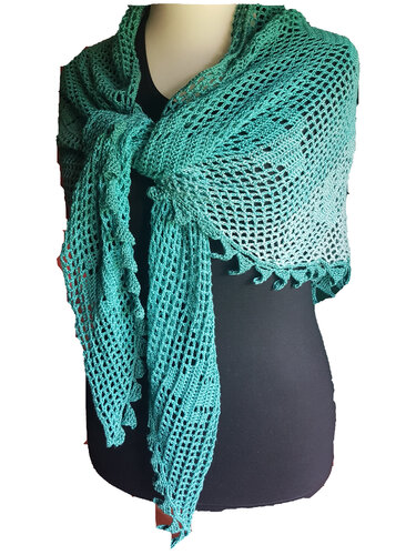 Kaktus Motivtuch Häkelanleitung