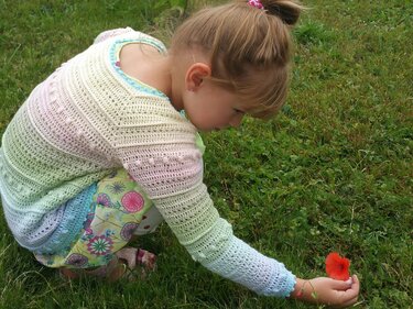 Kinderjacke/Mantel "Anna" Größe 116/122 - Bild 4