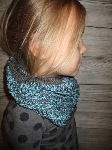 Einfacher Loop für Kids (5-8 Jahre) - Stricken