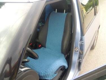 Häkelanleitung  - Sitzbezug für das Auto - Bild 4