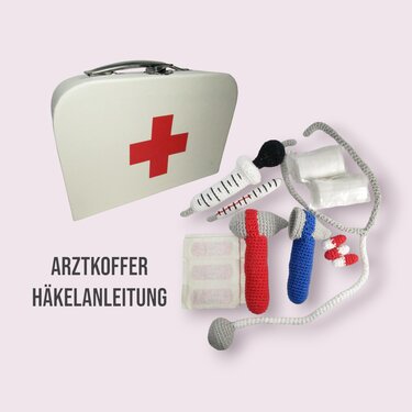 Häkelanleitung für Arztkoffer (Spielzeug) für Kinder - Bild 2