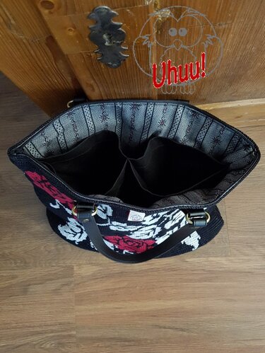 Hand-Tasche Rose, Häkelanleitung - Bild 4