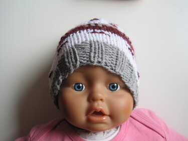 Strickanleitung Babymütze 0-6 Monate - Bild 8