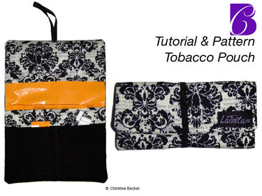 E-Book Tutorial and Pattern Tobacco Pouch, Pdf - Sewing