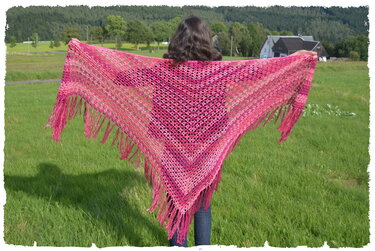 E-Book,+ Ella +  große Stola oder Halstuch  - Häkeln