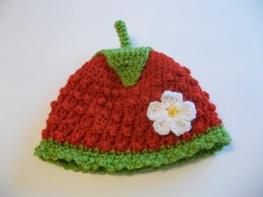 Anleitung Häkelmütze "Erdbeere", #18 - Bild 3